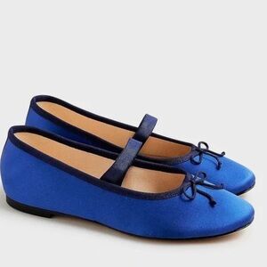 J. Crew Zoé Strappy Satin Flat